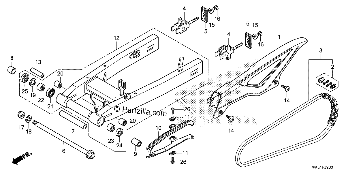 Diagrama de SWINGARM