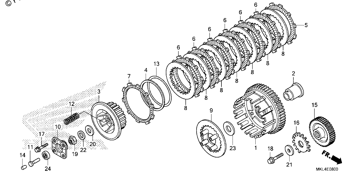 Diagrama de CLUTCH 1