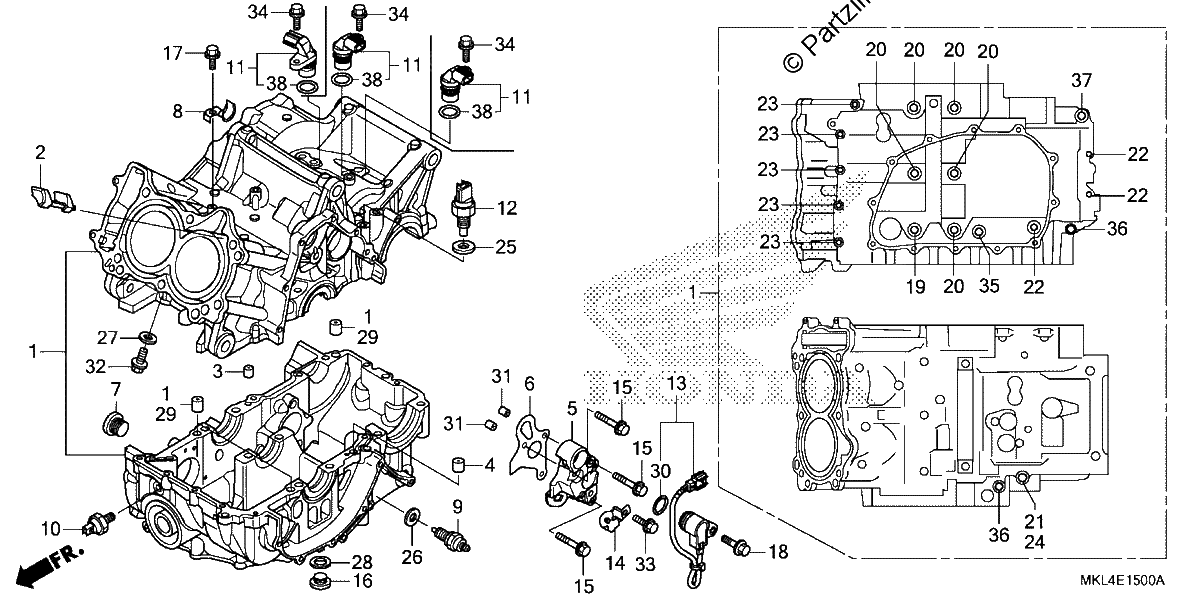 Diagrama de CRANKCASE
