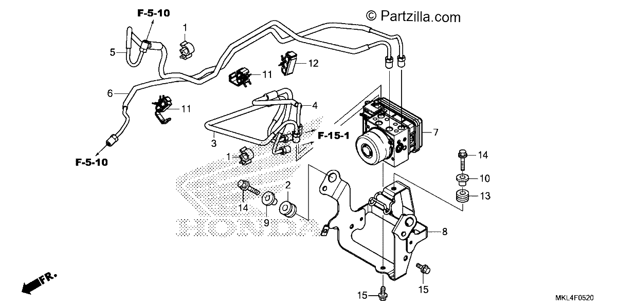 Diagrama de ABS MODULATOR