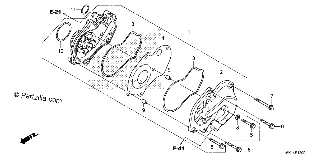 Diagrama de WATER PUMP