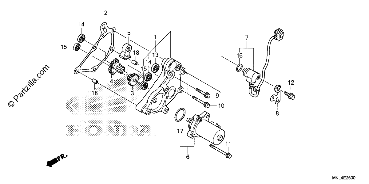 Diagrama de REDUCTION GEAR