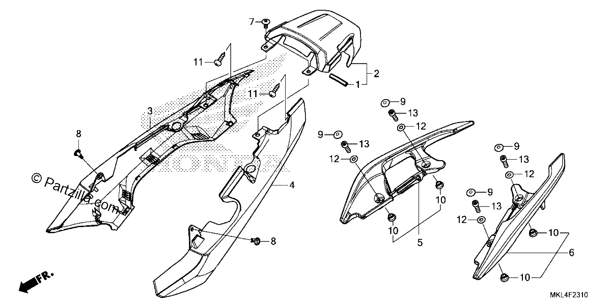 Diagrama de SEAT COWL