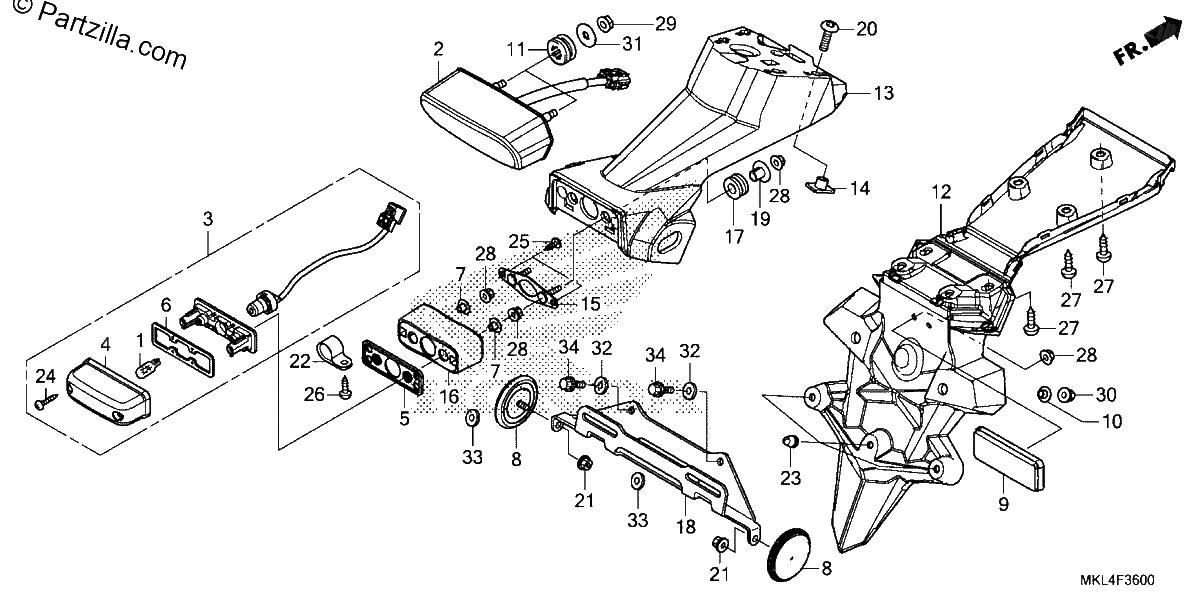 Diagrama de TAILLIGHT