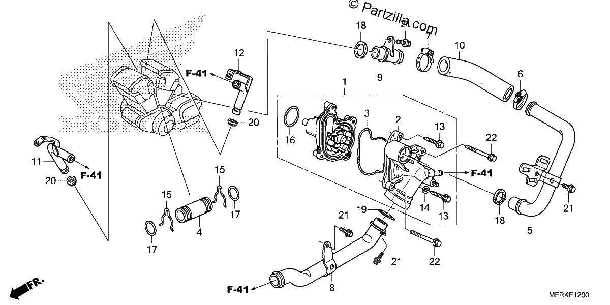 Diagrama de WATER PUMP