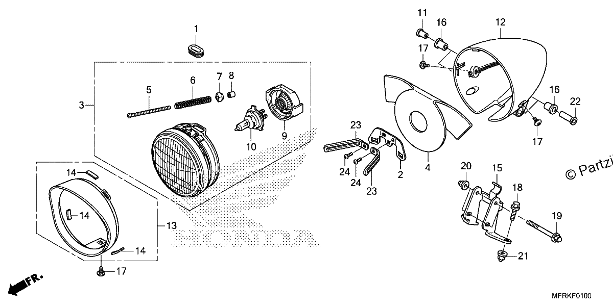 Diagrama de HEADLIGHT