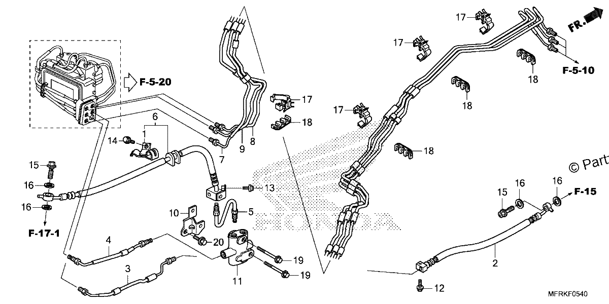Diagrama de BRAKE LINE 2