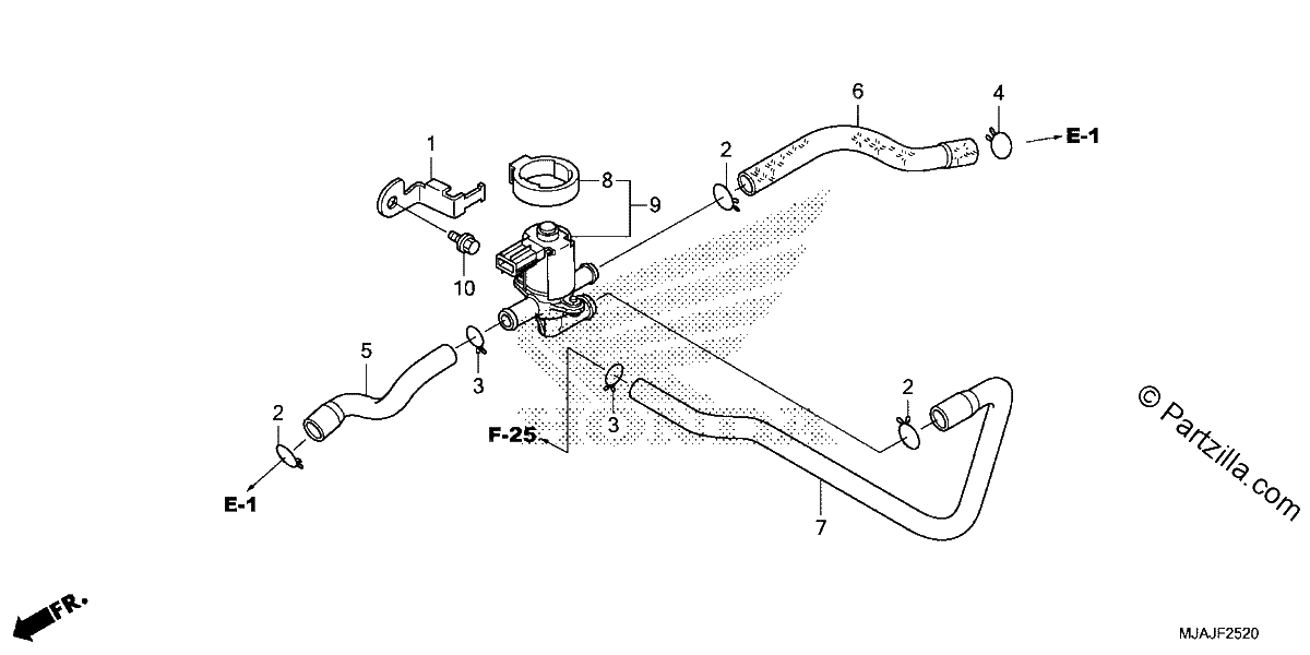 Diagrama de AIR INJECTION VALVE