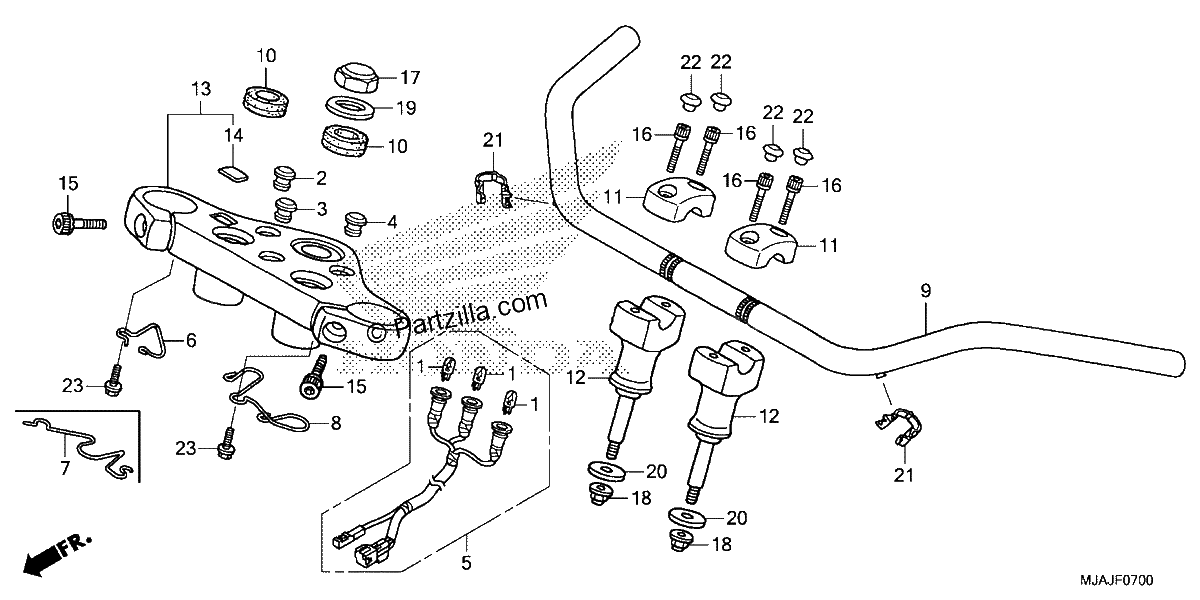 Diagrama de HANDLEBAR 1