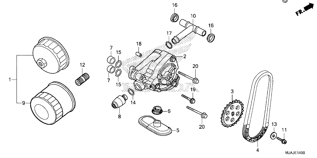 Diagrama de OIL PUMP