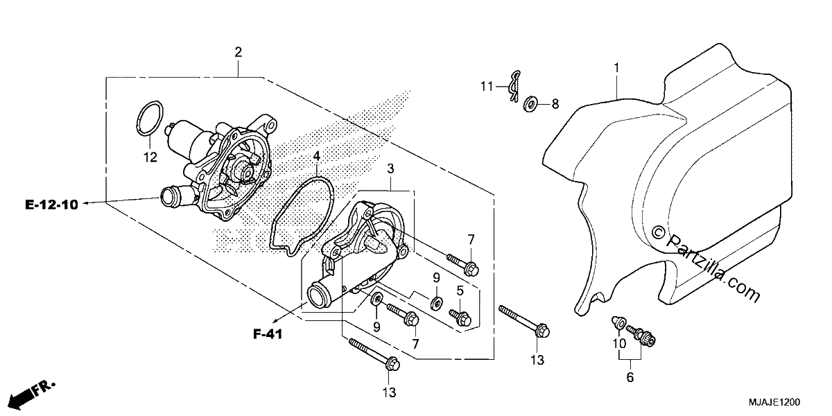 Diagrama de WATER PUMP