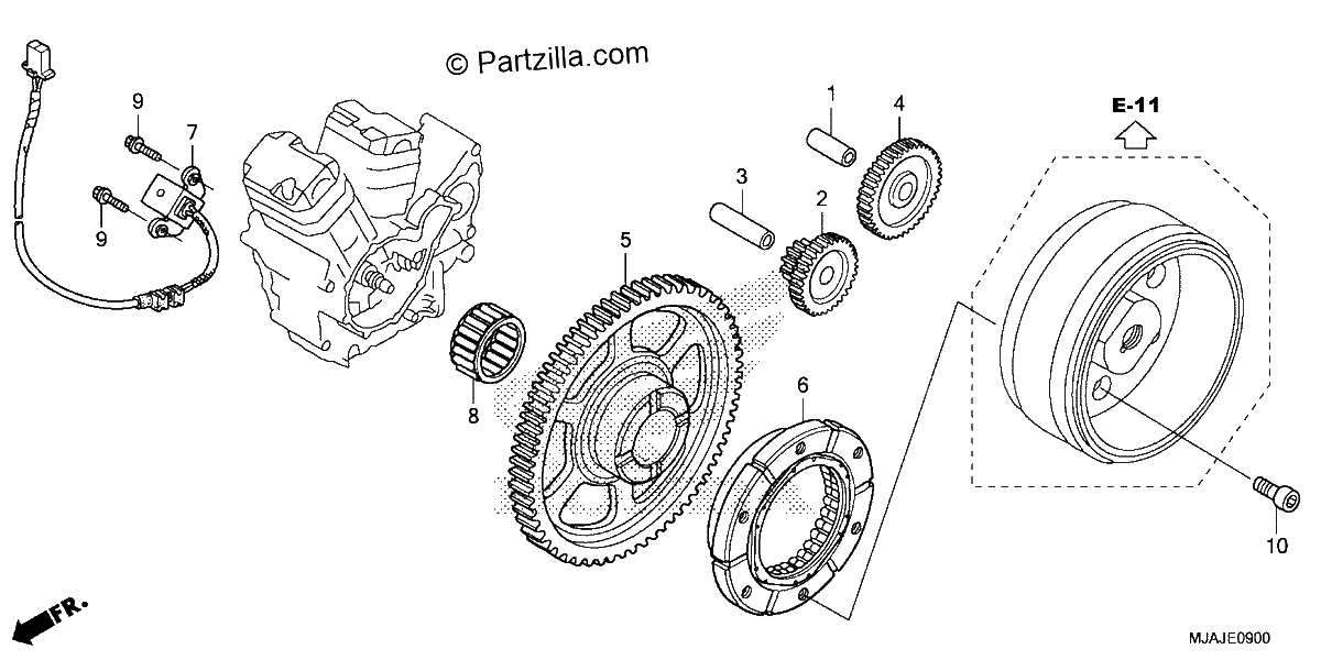 Diagrama de STARTING CLUTCH