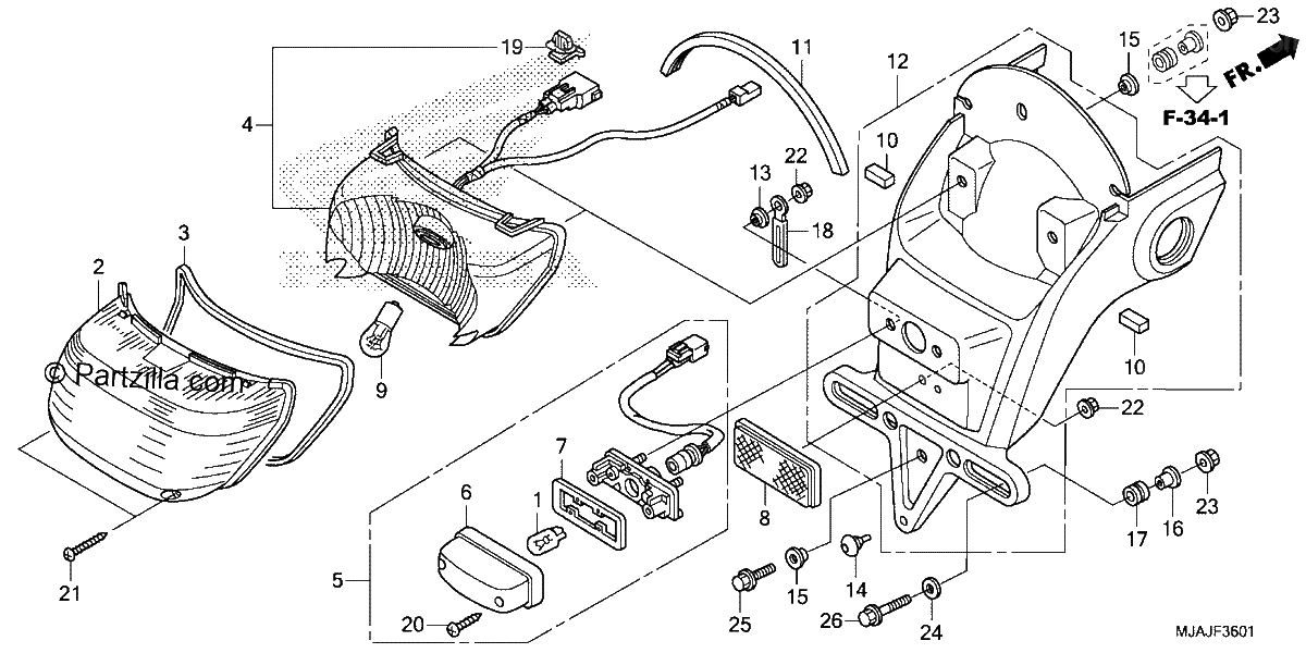 Diagrama de TAILLIGHT 2