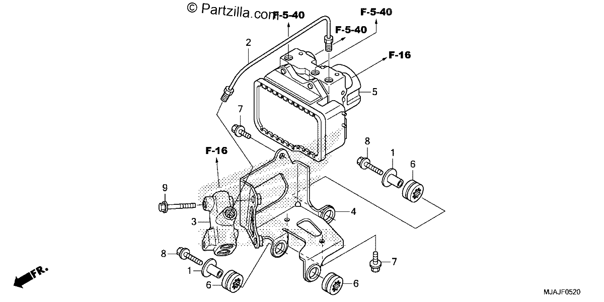 Diagrama de ABS MODULATOR