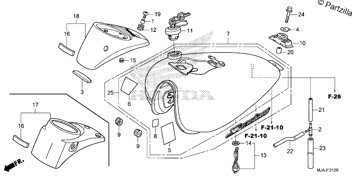 Diagrama de FUEL TANK