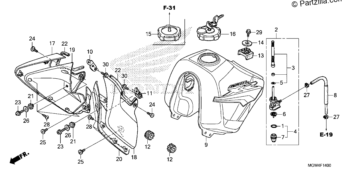Diagrama de FUEL TANK