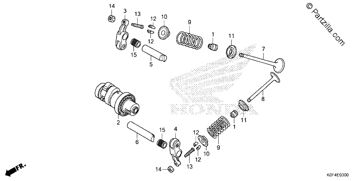 Diagrama de CAMSHAFT VALVE