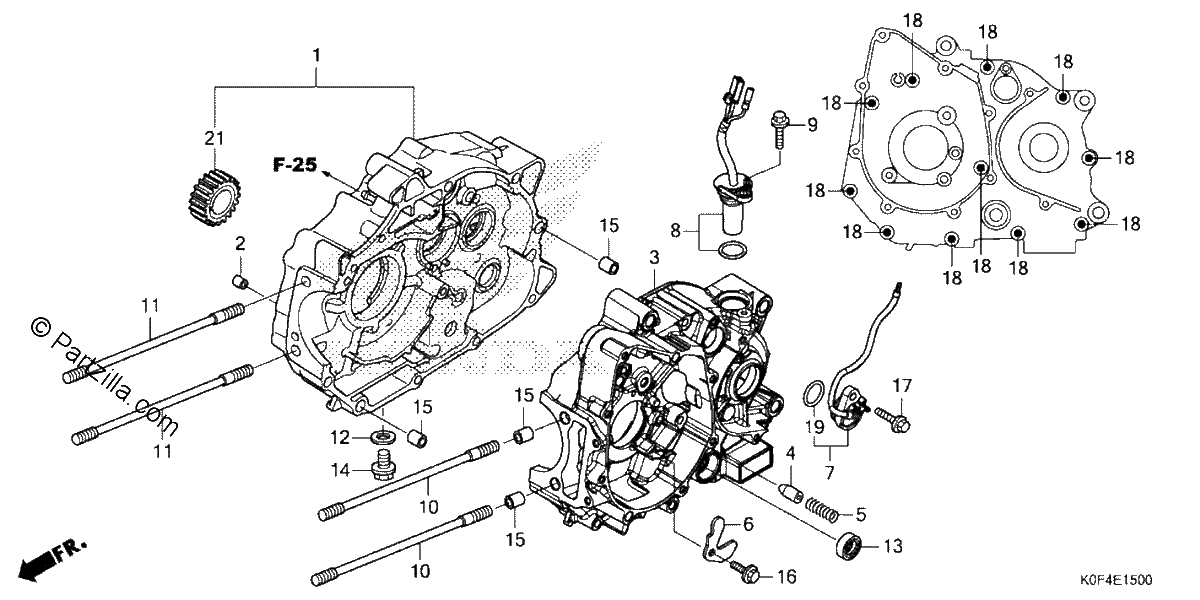 Diagrama de CRANKCASE