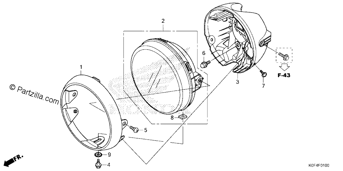 Diagrama de HEADLIGHT