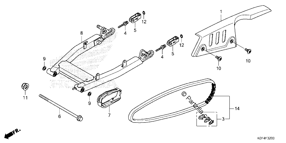 Diagrama de SWINGARM