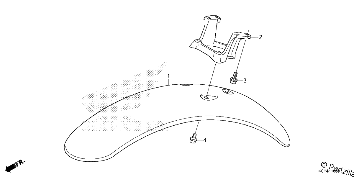 Diagrama de FRONT FENDER