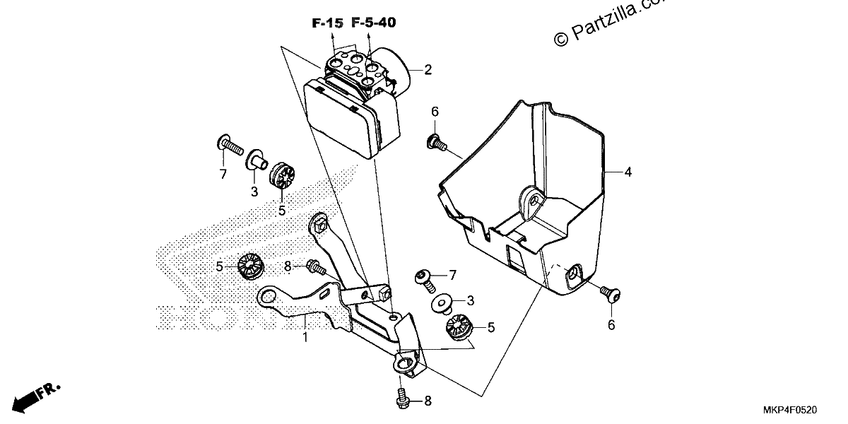 Diagrama de ABS MODULATOR
