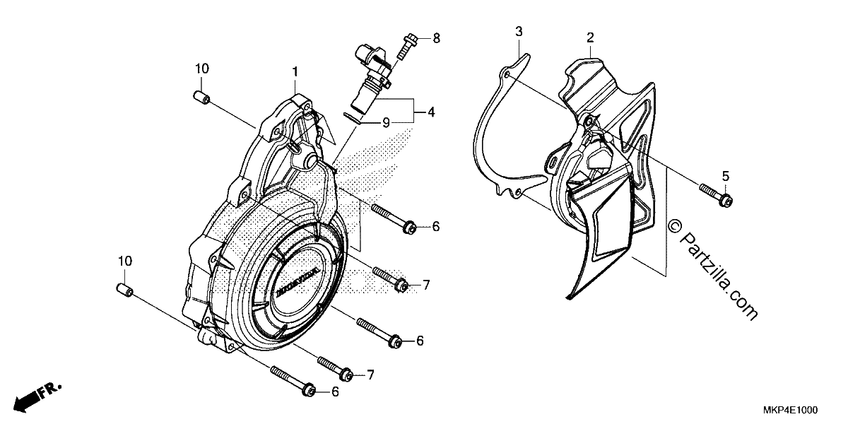 Diagrama de ALTERNATOR COVER