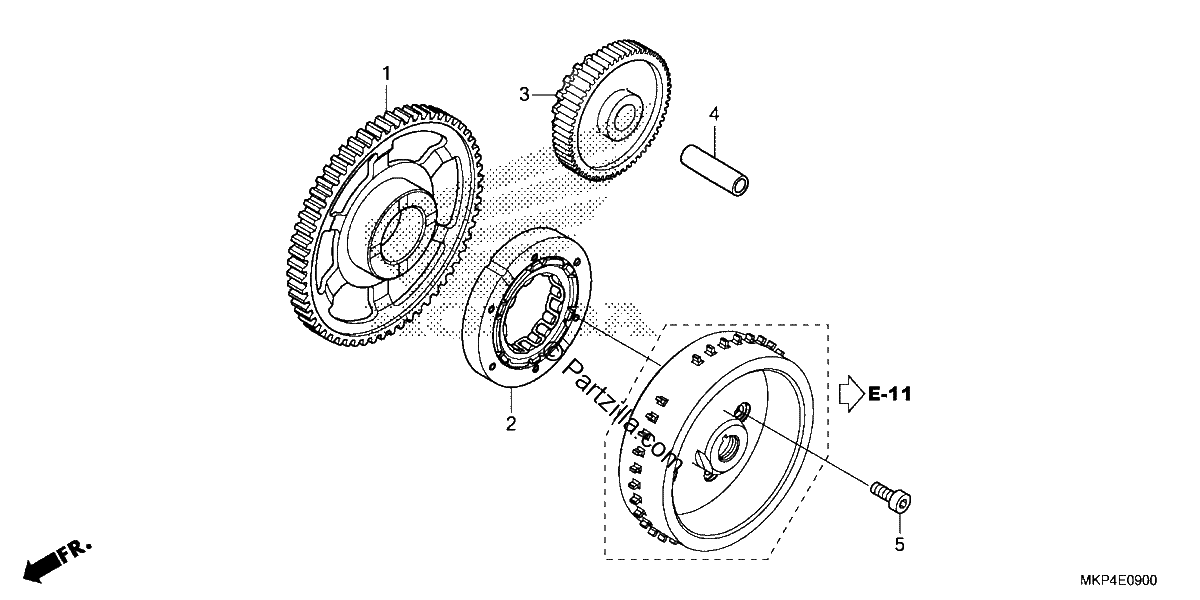 Diagrama de STARTING CLUTCH