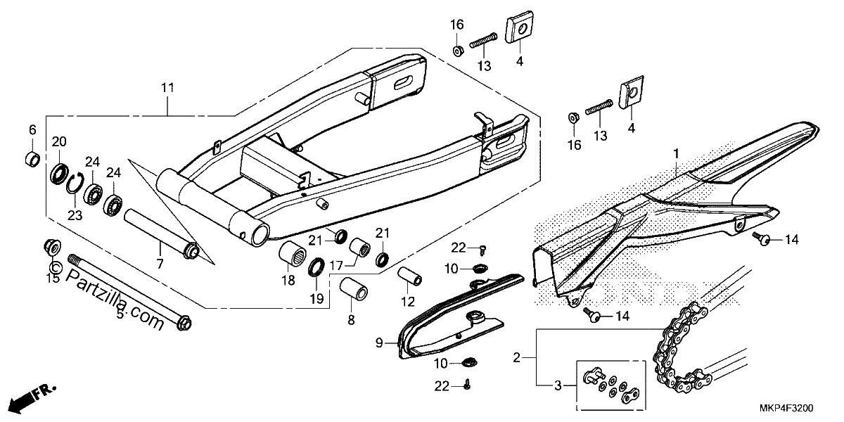 Diagrama de SWINGARM