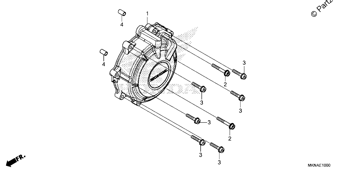 Diagrama de ALTERNATOR COVER