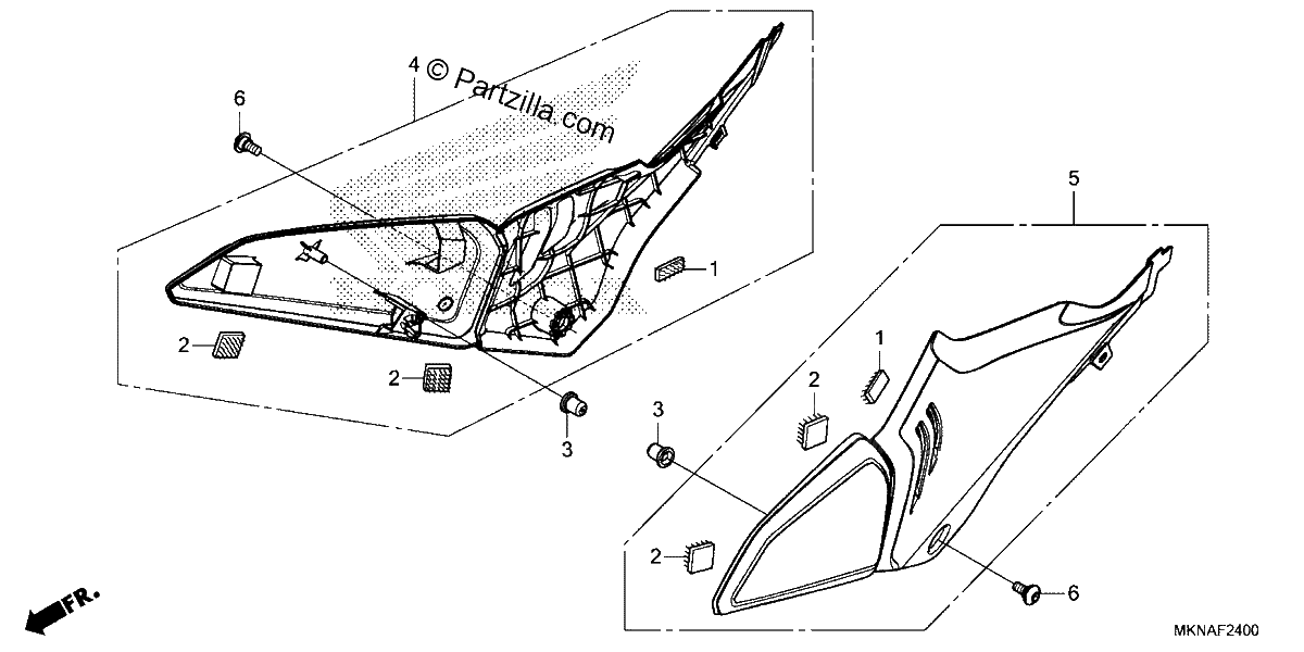 Diagrama de SIDE COVER