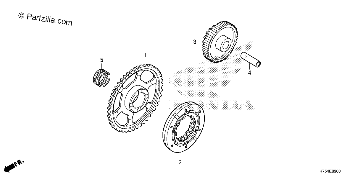 Diagrama de STARTING CLUTCH