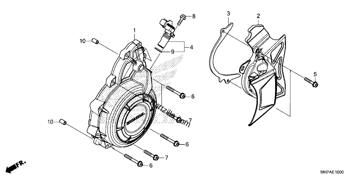 Diagrama de ALTERNATOR COVER