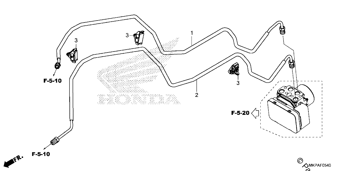 Diagrama de BRAKE PIPE