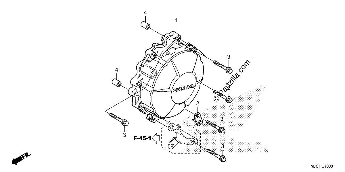 Diagrama de ALTERNATOR COVER
