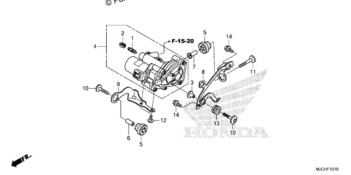 Diagrama de REAR POWER UNIT