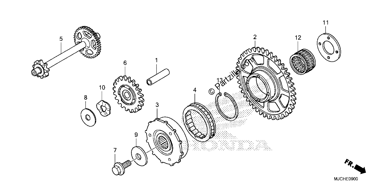 Diagrama de STARTING CLUTCH