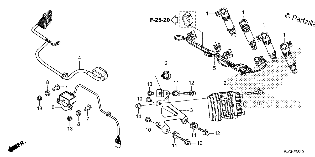 Diagrama de SUB HARNESS