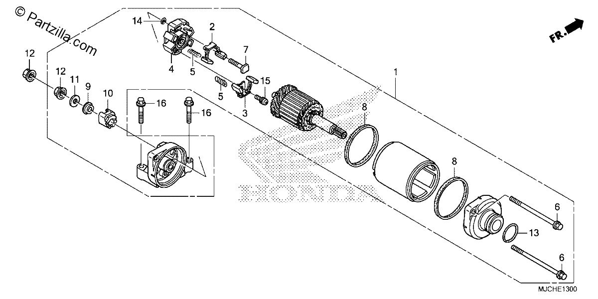 Diagrama de STARTING MOTOR