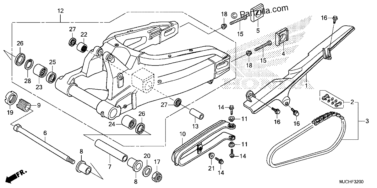 Diagrama de SWINGARM