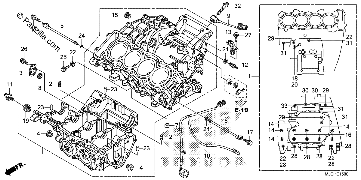 Diagrama de CRANKCASE