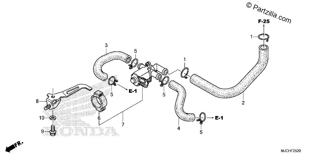 Diagrama de AIR INJECTION CONTROL VALVE