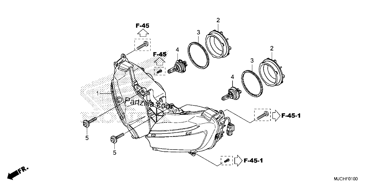 Diagrama de HEADLIGHT