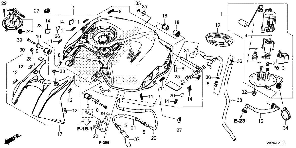Diagrama de FUEL TANK