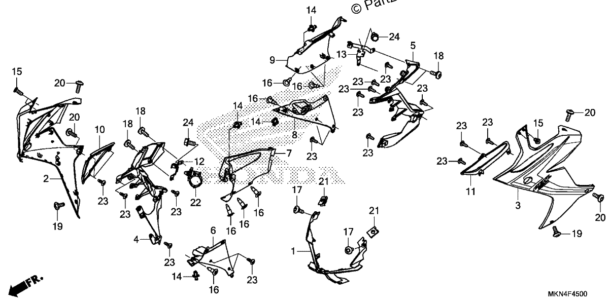 Diagrama de MIDDLE COWL