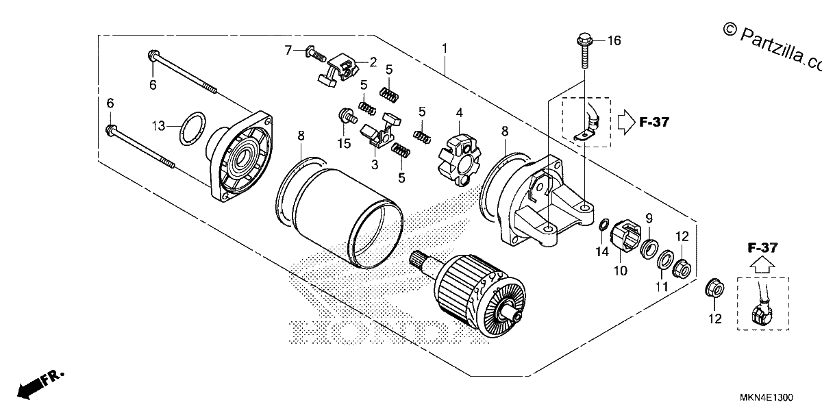 Diagrama de STARTING MOTOR
