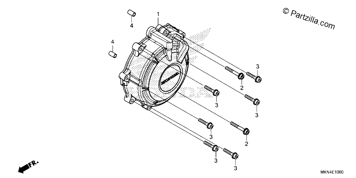 Diagrama de ALTERNATOR COVER