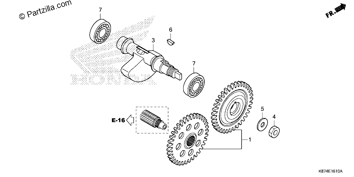 Diagrama de BALANCER SHAFT