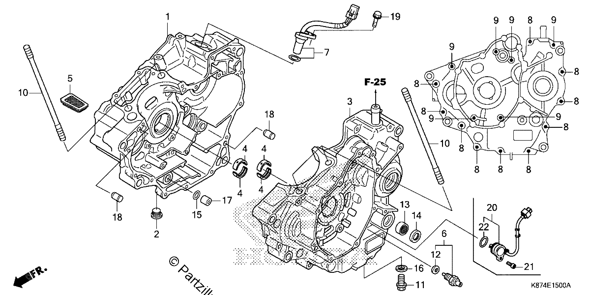 Diagrama de CRANKCASE