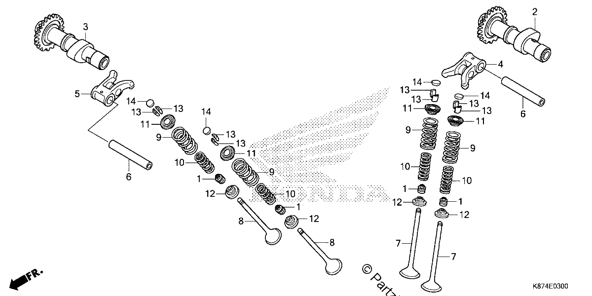 Diagrama de CAMSHAFT VALVE